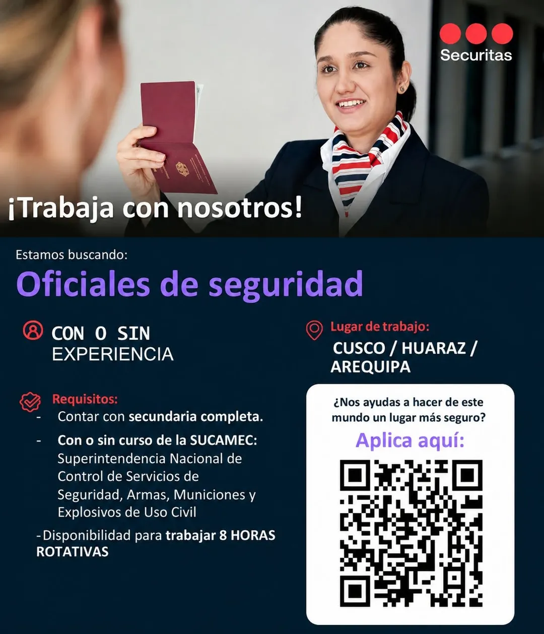 Aviso: OFICIALES DE SEGURIDAD — toca para verlo completo