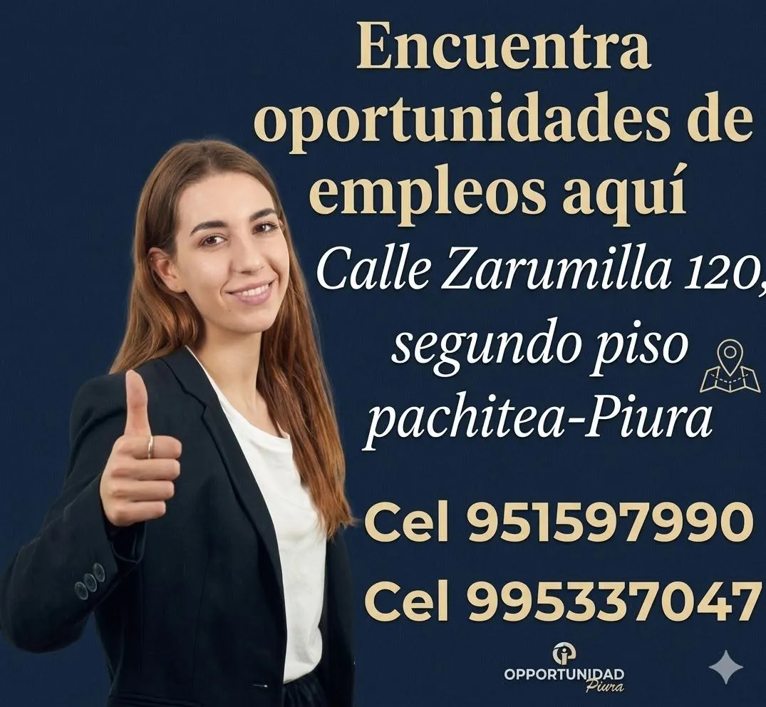 Aviso: Oportunidades de Trabajo — toca para verlo completo