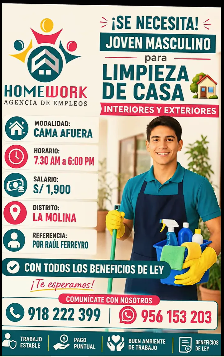 Aviso: Señora de Limpieza — toca para verlo completo
