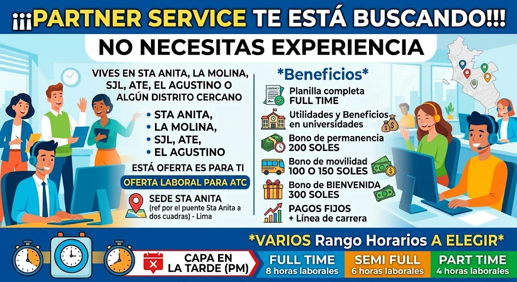 Aviso: PARTNER SERVICE — toca para verlo completo