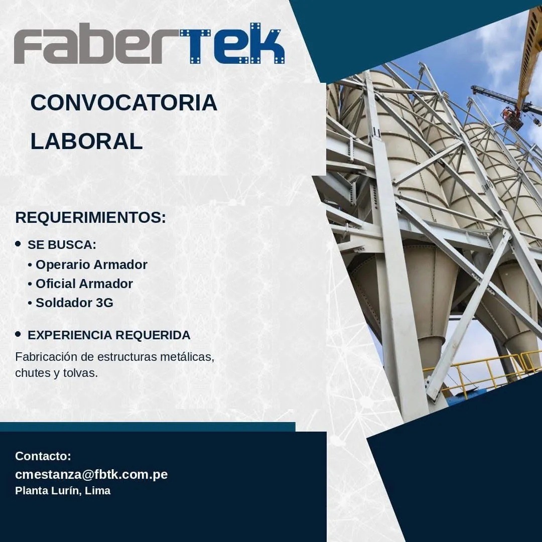 Aviso: CONVOCATORIA LABORAL — toca para verlo completo