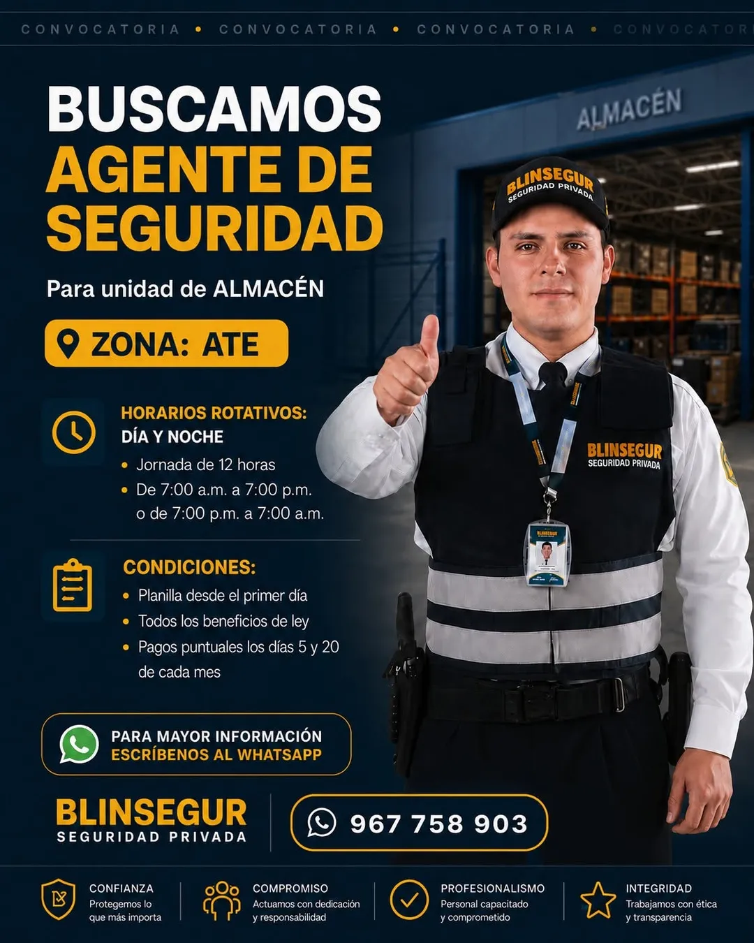Aviso: Agente de Seguridad — toca para verlo completo