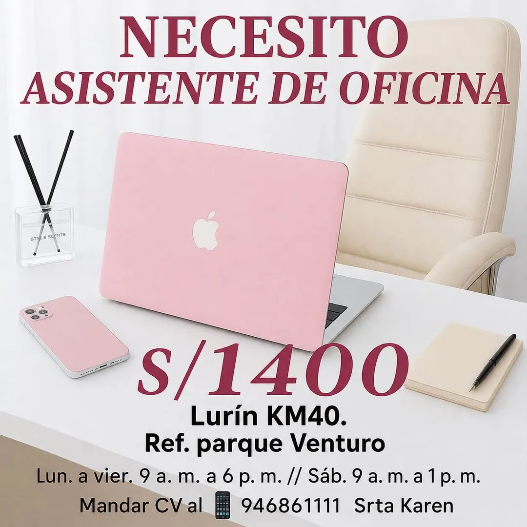 Aviso: Asistente de Oficina — toca para verlo completo