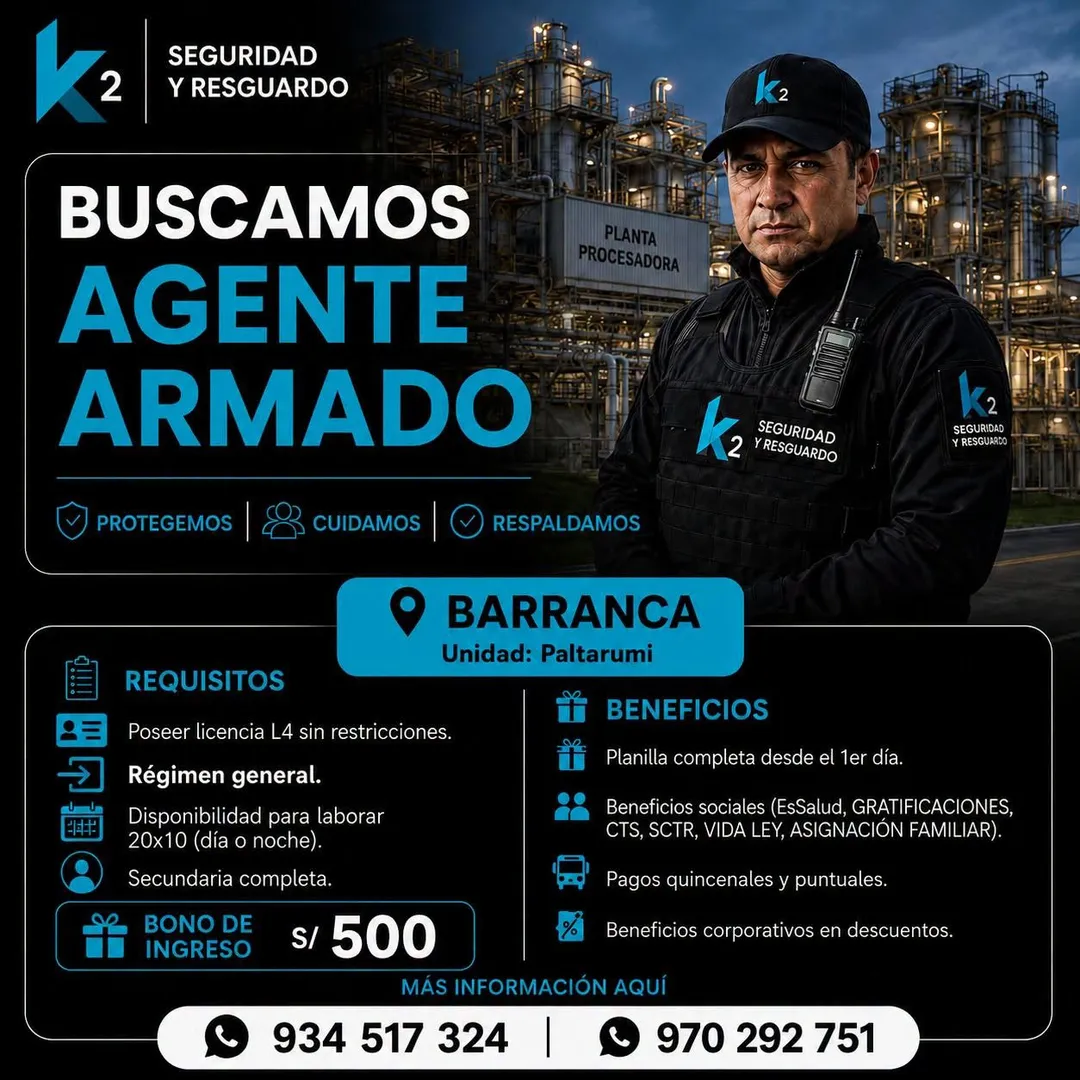 Aviso: Agente Armado — toca para verlo completo