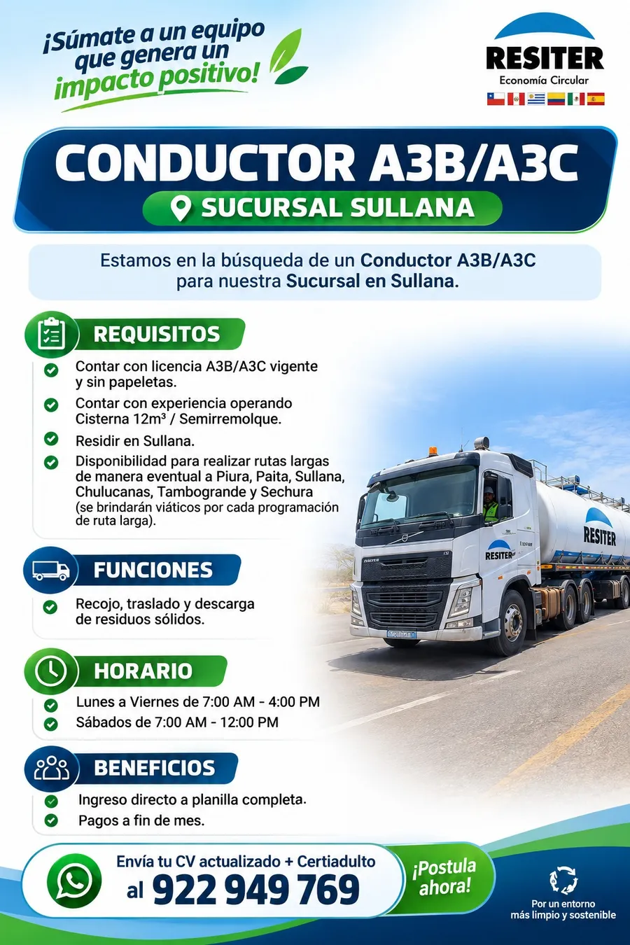Aviso: Conductores A3B Y A3C — toca para verlo completo