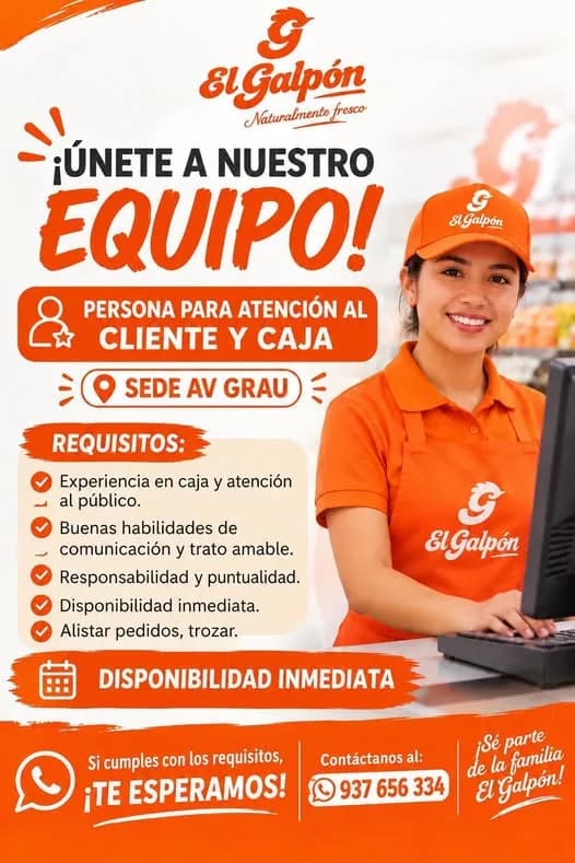 Aviso: ATENCION AL CLIENTE Y CAJA — toca para verlo completo