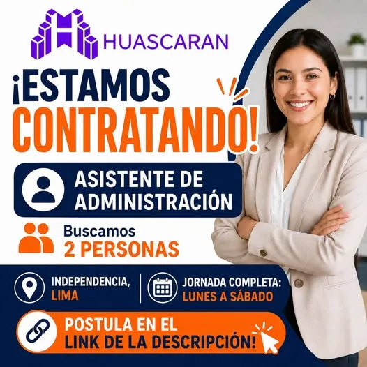 Aviso: ASISTENTE DE ADMINISTRACIÓN — toca para verlo completo