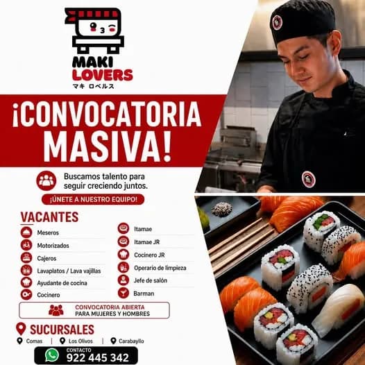 Aviso: CONVOCATORIA MASIVA — toca para verlo completo