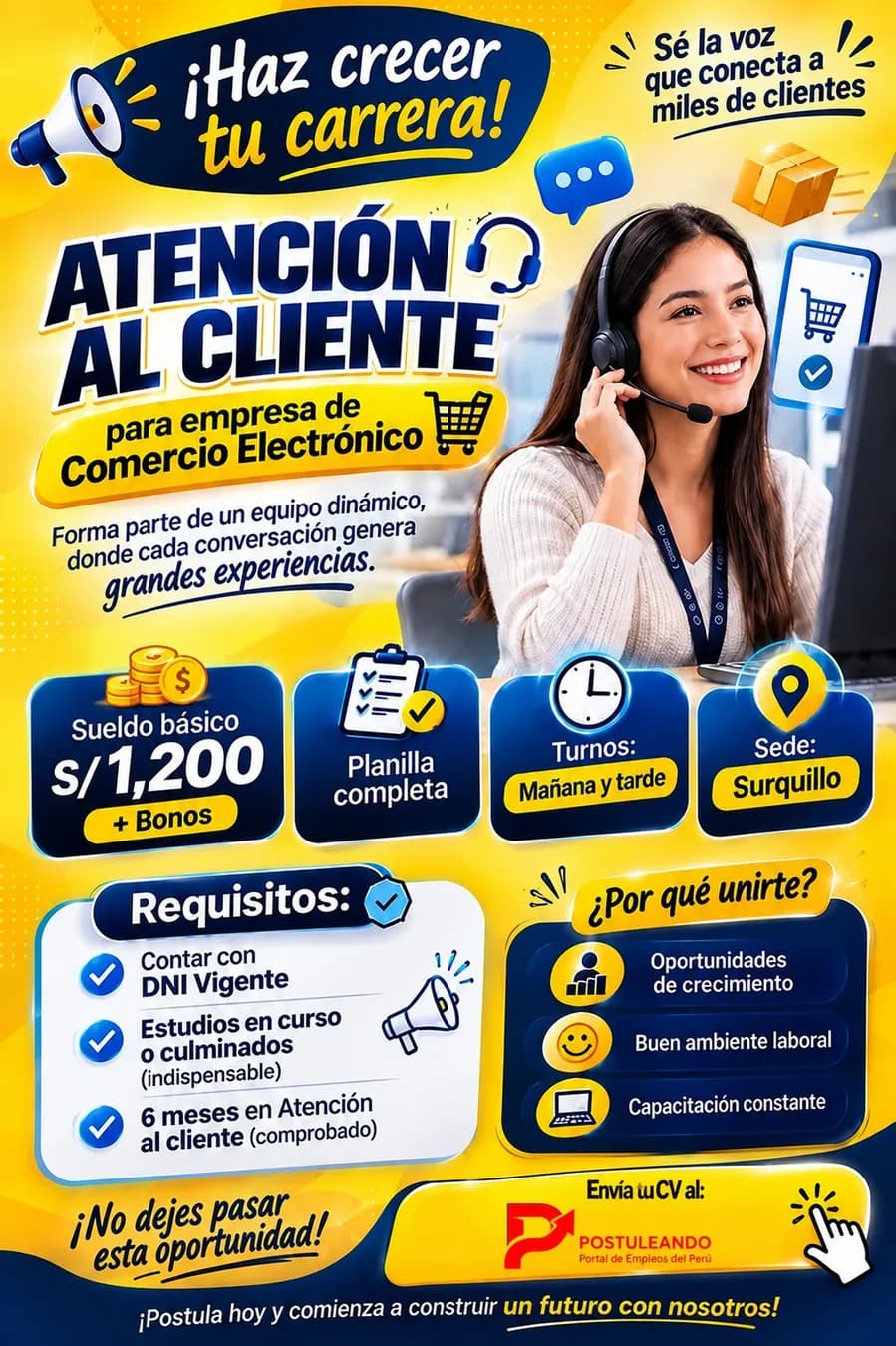 Aviso: ATENCIÓN AL CLIENTE — toca para verlo completo