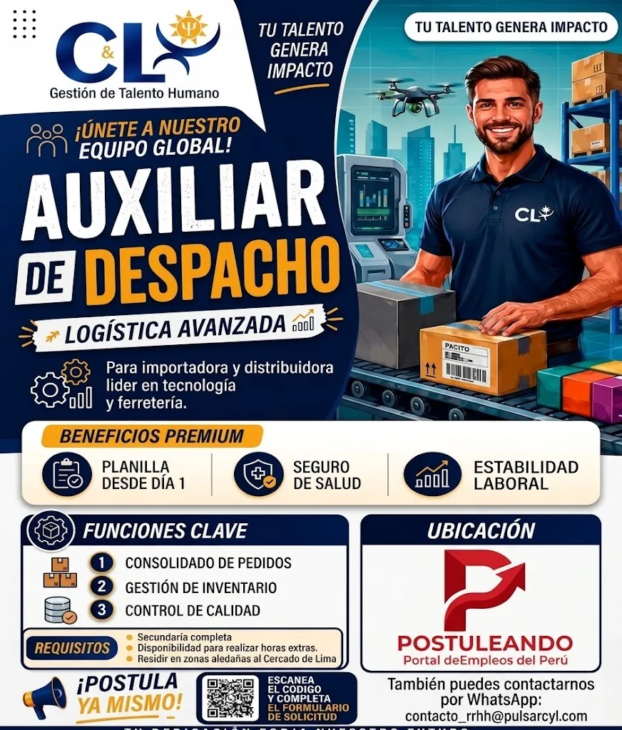 Aviso: AUXILIAR DE DESPACHO — toca para verlo completo