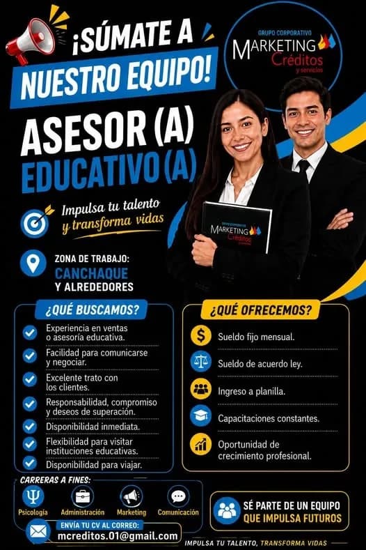 Aviso: ASESOR (A) — toca para verlo completo