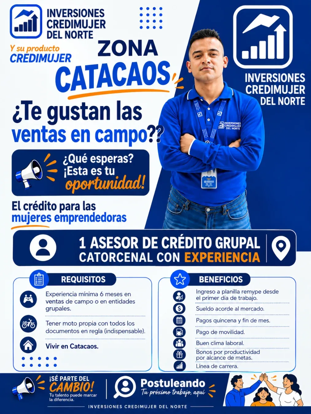 Aviso: ASESOR DE CREDITO GRUPAL — toca para verlo completo