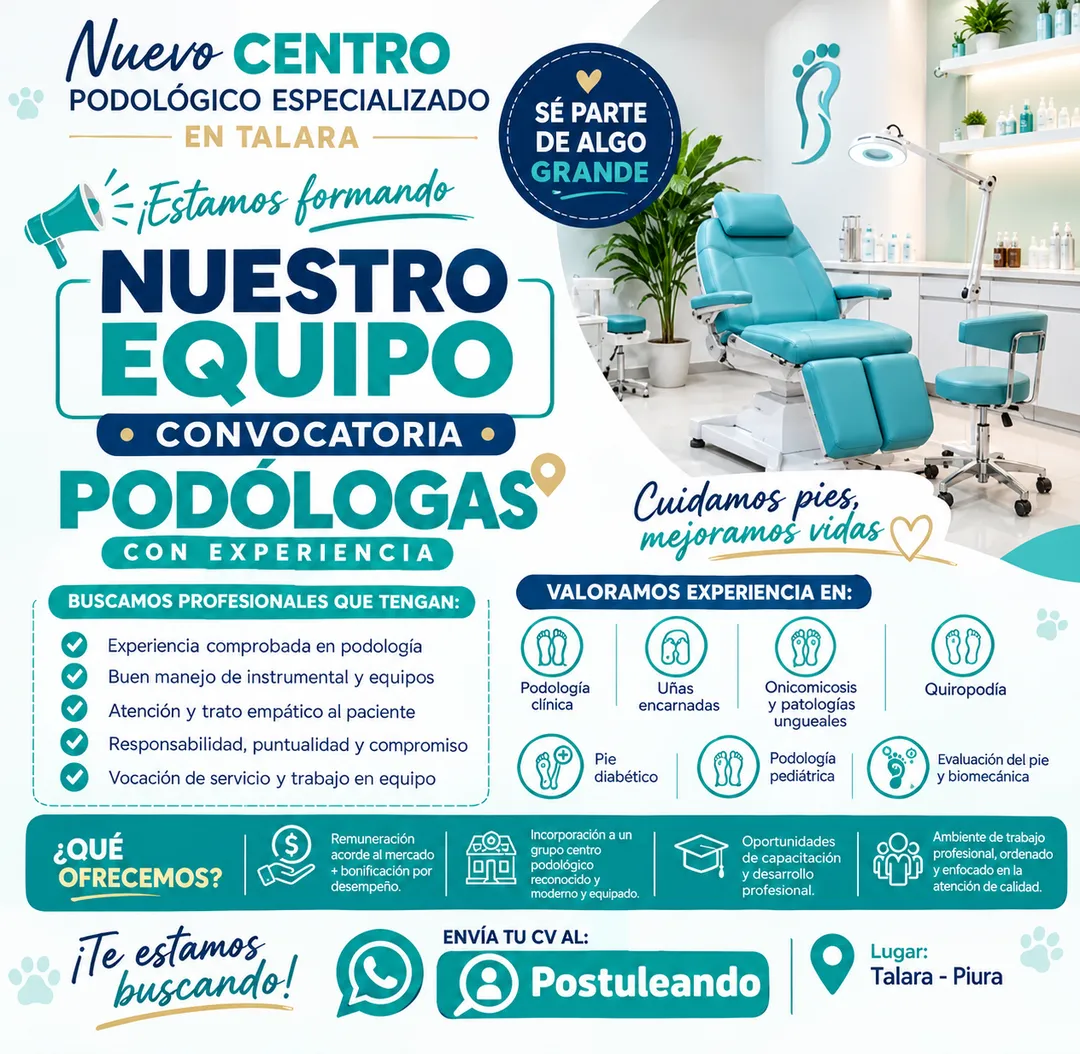 Aviso: PODOLOGAS — toca para verlo completo