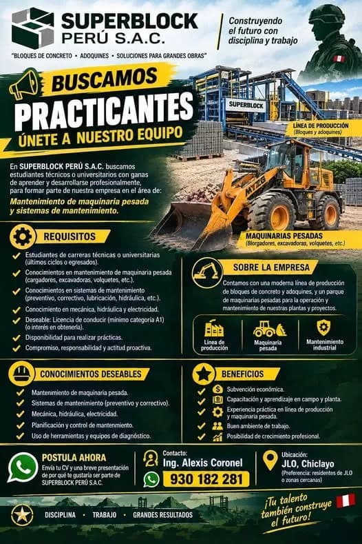 Aviso: PRACTICANTES — toca para verlo completo