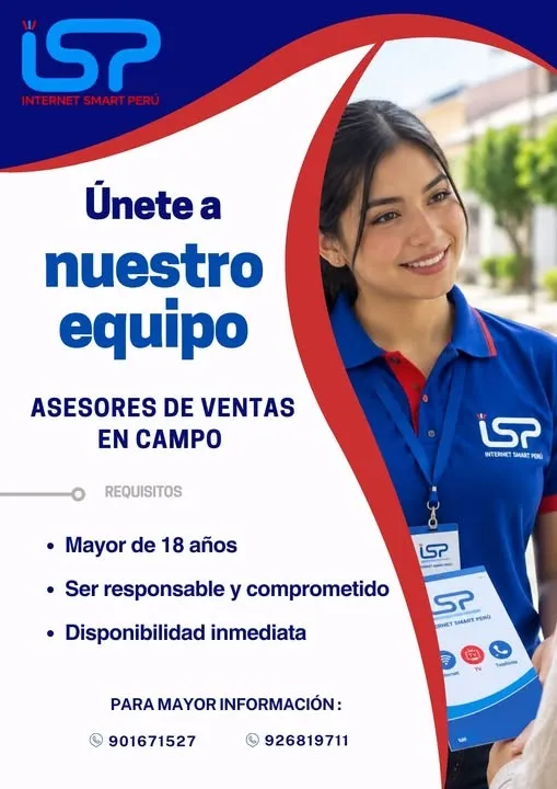 Aviso: ASESORES DE VENTA EN CAMPO — toca para verlo completo