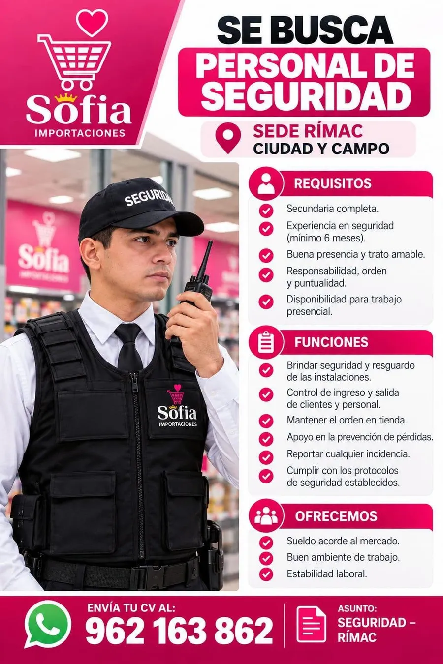 Aviso: PERSONAL DE SEGURIDAD — toca para verlo completo
